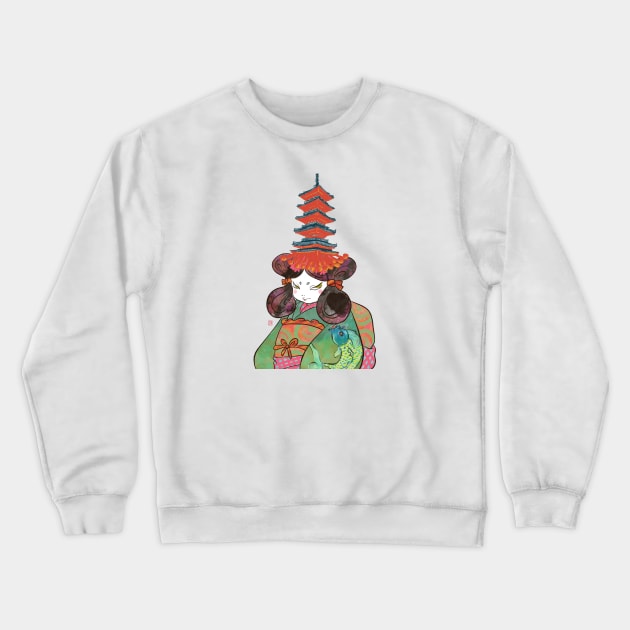 KYOTO Crewneck Sweatshirt by miacomart